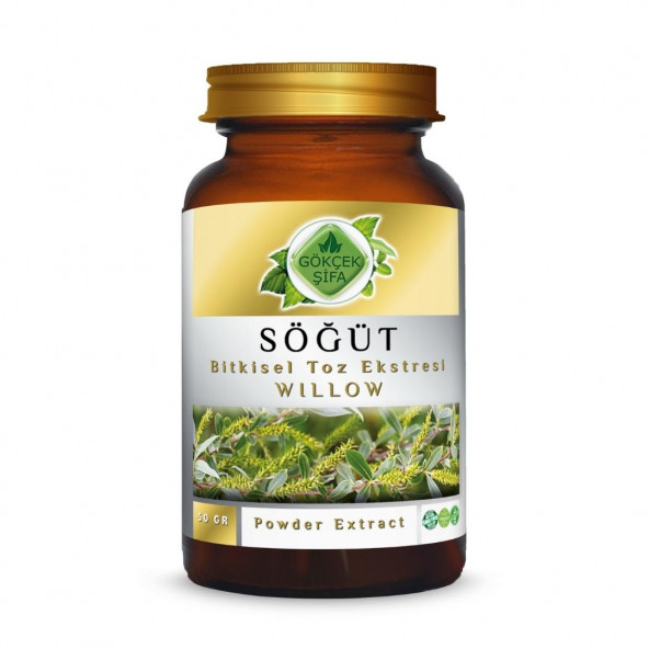 Söğüt Toz Ekstresi (Salix) 50 gr Cam Kavanoz ürün görseli 1