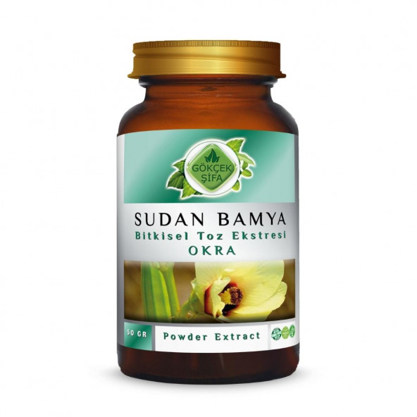 Sudan Bamya Toz Ekstresi 50 gr. Cam Kavanoz ürün görseli 1