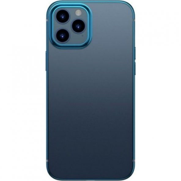 Baseus Glitter iPhone 12 Pro Max Şeffaf Lüx Kılıf Soft Tpu Kılıf Mavi ürün görseli 1