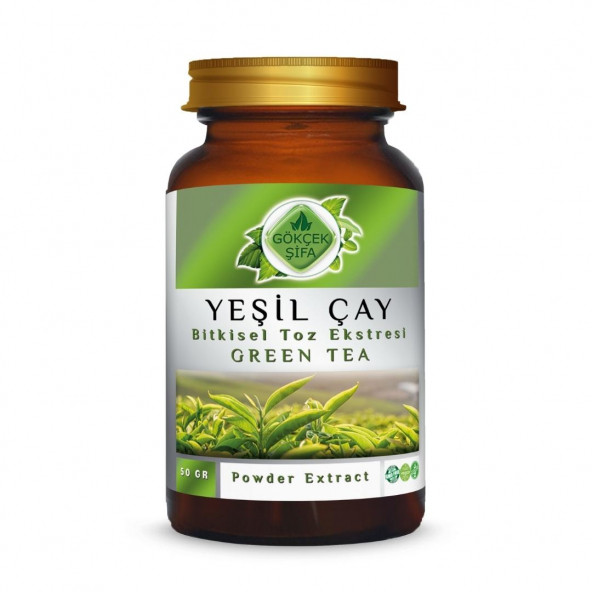 Yeşil Çay Toz Ekstresi (Camellia Sinensis)50 gr Cam Kavanoz ürün görseli 1