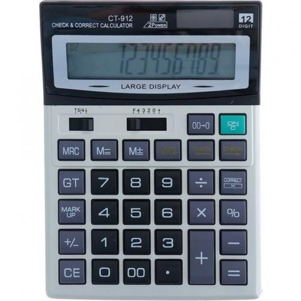 Zhltech Cjtjjzen 12 Haneli Büyük Boy Ofis Tip Dijital Hep Makinesi CT-912 ürün görseli 1