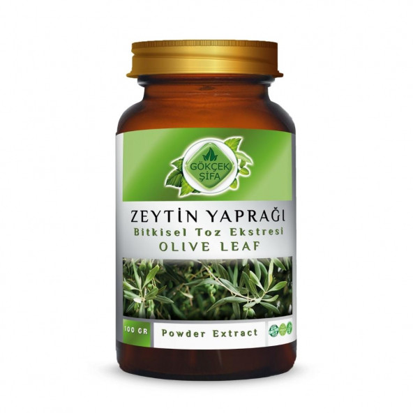 Zeytin Yaprağı Toz Ekstresi ( Olive Leaf Powder Extract)100 gr Cam Kavanoz ürün görseli 1