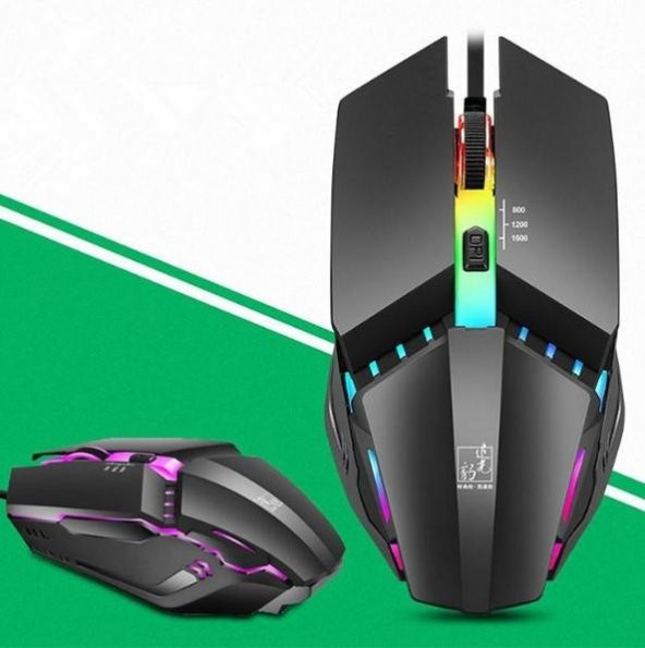 Ally K3 1600 Dpı Kablolu Gaming Mouse - Resim 3