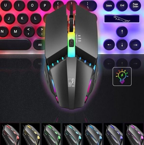 Ally K3 1600 Dpı Kablolu Gaming Mouse - Resim 4
