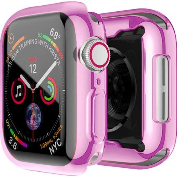 Ally Apple Watch Uyumlu 7 45MM 360 Koruma Ultra Slim Silikon Kılıf ürün görseli 1
