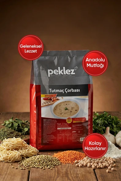 Tutmaç Çorbası 3 kg - Hazır Yöresel Erişteli Çorba Karışımı ürün görseli 1
