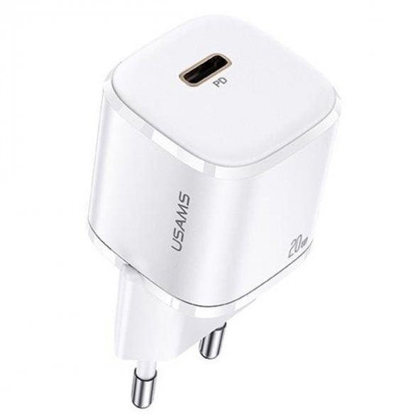 USAMS T36 20W Mini PD Hızlı Şarj Aleti 20W USB-C Güç Adaptörü ürün görseli 1