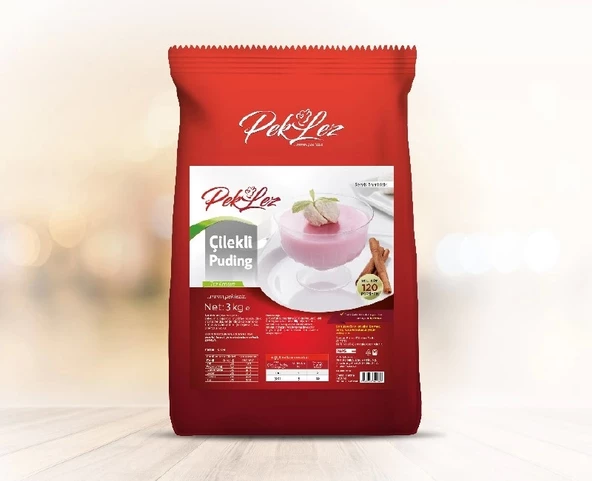 Çilekli Puding 3 kg - Resim 3