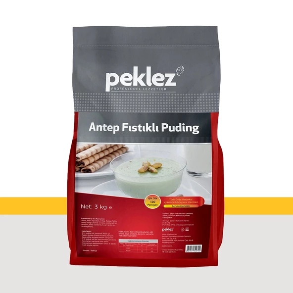 Antep Fıstıklı Puding 3 kg - Resim 3