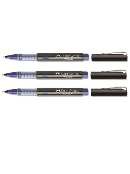 FABER CASTELL 5405 İĞNE UÇ ROLLER KALEM 0.5 MM MAVİ ürün görseli 1