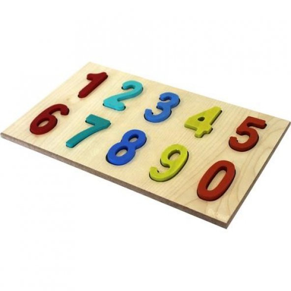 Bemi Ahşap Rakamlar Puzzle ürün görseli 1