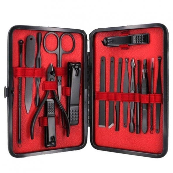 Zhltools Profosyonel Manikür Pedikür Seti El ve Ayak Bakımı 18 Parça Set ürün görseli 1