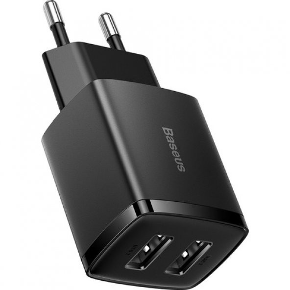 Baseus Compact 10.5W Şarj Cihazı Siyah - Resim 2