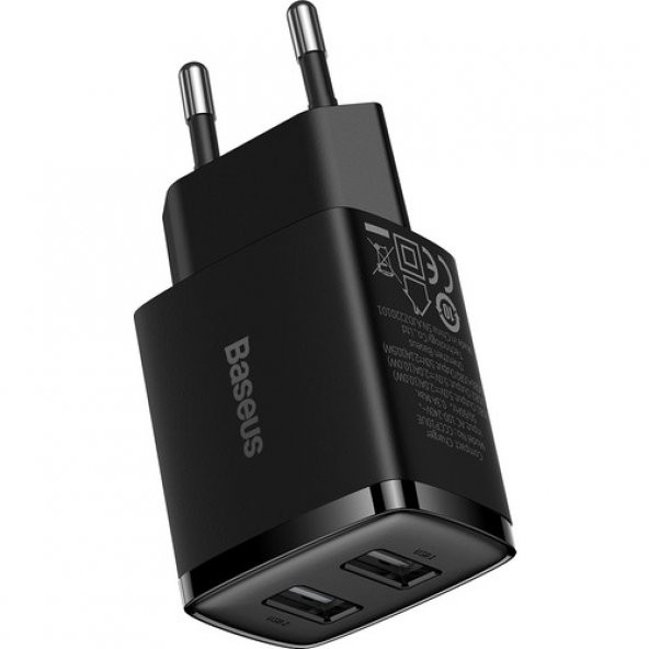 Baseus Compact 10.5W Şarj Cihazı Siyah - Resim 5