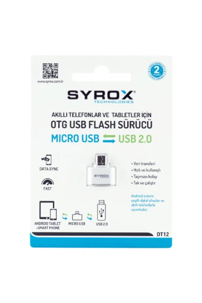 (micro) Otg Çevirici Syrox Dt12 - Resim 5