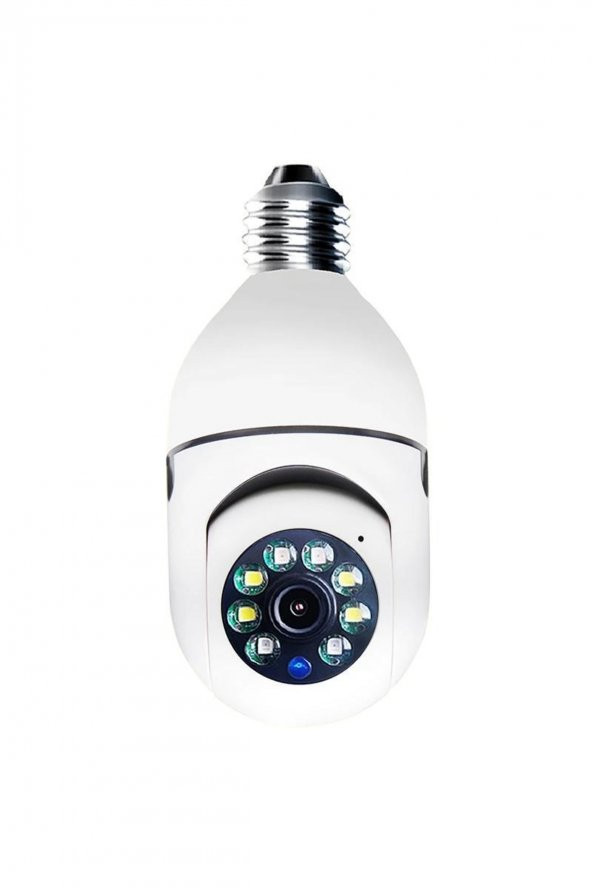 Wifi 360 Panoramik Ampul Kamera Gece Görüş Ses Akıllı Hareket Algılayıcı ürün görseli 1