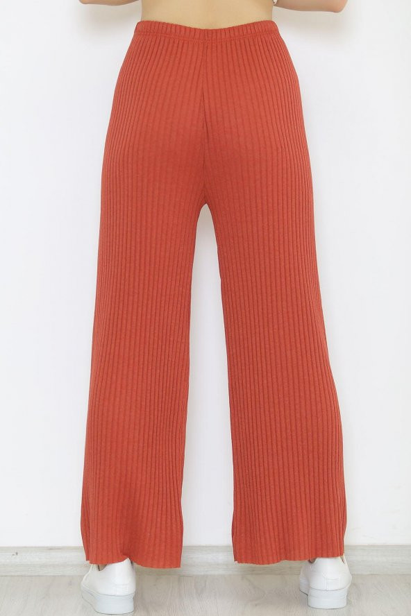 Zhlbutik Fitilli Pantolon Açıkkiremit - Resim 7