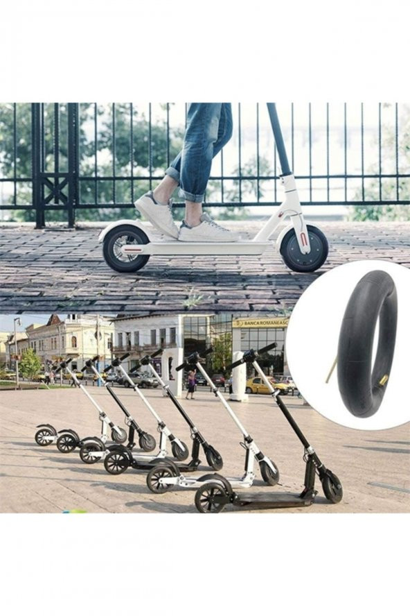 Xiaomi Mijia Pro Elektrikli Scooter Için 8.5 Inch Iç Lastik Siyah ürün görseli 1