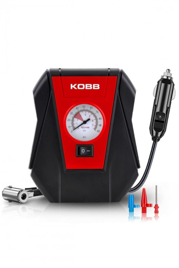 Kb100 12volt 100 Psı Analog Göstergeli Hava Lastik Şişirme Pompası ürün görseli 1