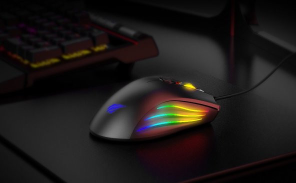 Gamenote MS1002 Kablolu RGB Oyuncu Mouse - Resim 3