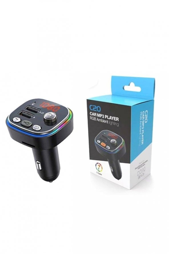 Zhltech Rgb renkli Fm Mp3 Çalar C20 - Resim 2