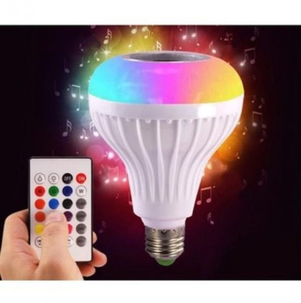 Zhltech Rgb Kumandalı Bluetooth Lamba - Resim 4