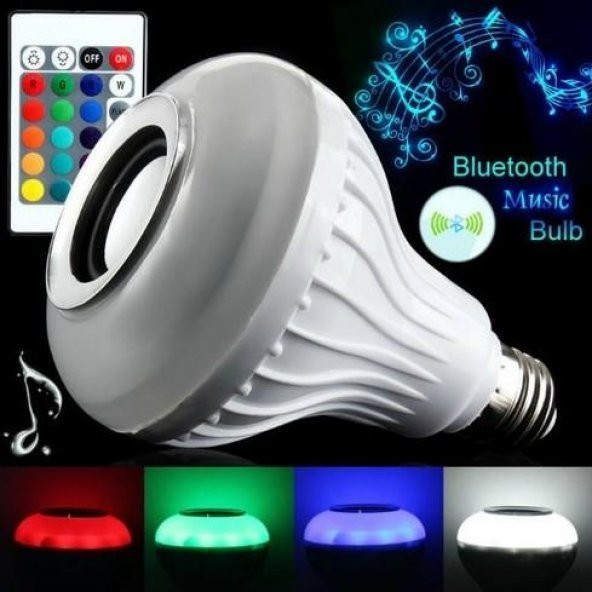 Zhltech Rgb Kumandalı Bluetooth Lamba - Resim 5