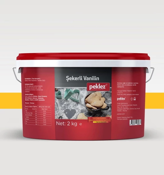 Şekerli Vanilin 2 kg ürün görseli 1
