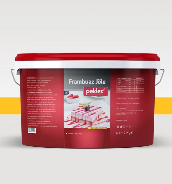 Frambuaz Jöle 7 kg ürün görseli 1