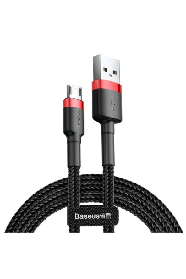 Baseus Cafule 2.4a Micro Usb 0.5 Metre Şarj Kablosu Siyah - Resim 4