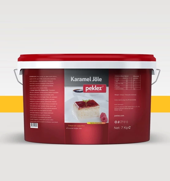 Karamel Jöle 7 kg ürün görseli 1