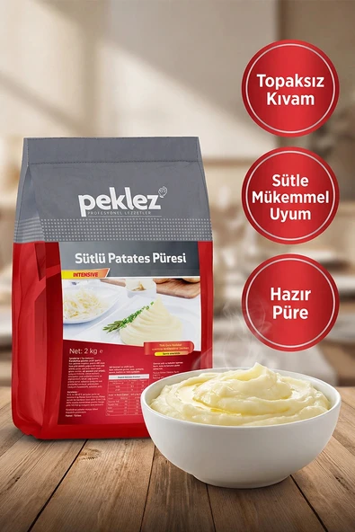 Sütlü Patates Püresi Intensive 2 kg - Yoğun Kıvamlı Hazır Patates Püresi Harcı ürün görseli 1