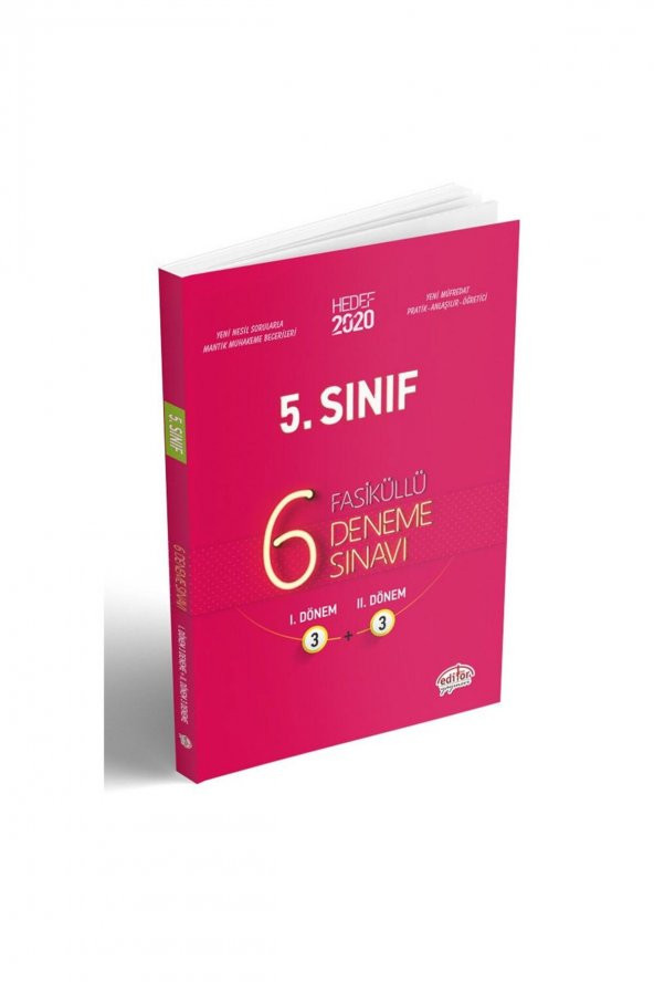 5. Sınıf Çözümlü 6 Fasikül Deneme Sınavı ürün görseli 1