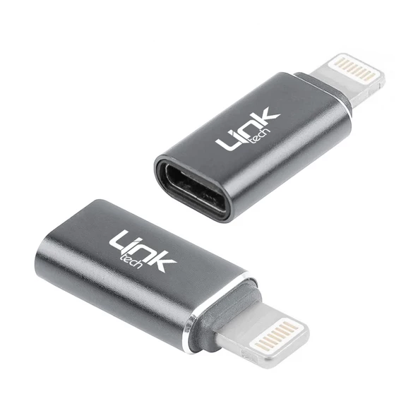 LinkTech O190 Type-C to Lightning Dönüştürücü Metal Adaptör - Resim 2
