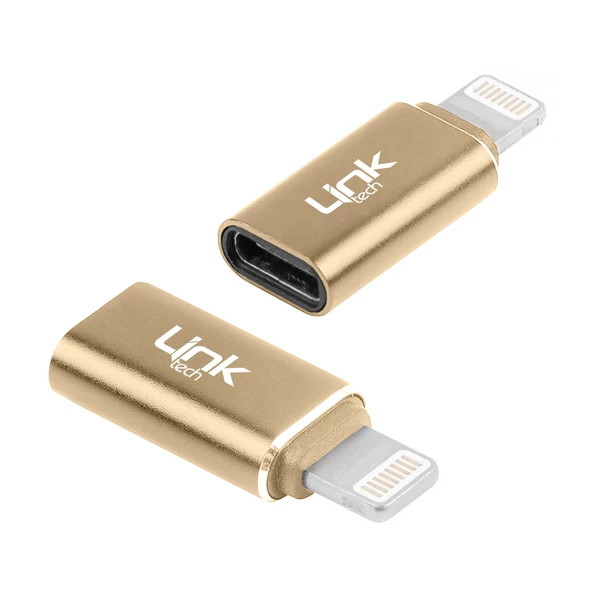 LinkTech O190 Type-C to Lightning Dönüştürücü Metal Adaptör - Resim 3