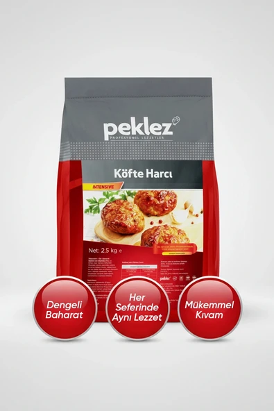 Köfte Harcı 2,5 kg - Hazır Baharatlı Köfte Karışımı ürün görseli 1