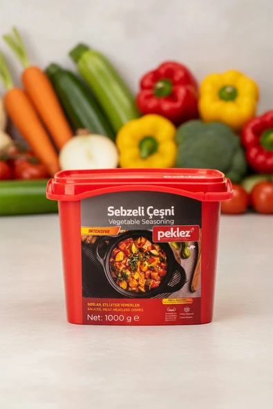 Peklez Sebzeli Çeşni Intensive 1 kg - Profesyonel Mutfaklar için Hazır Sebze Baharat Karışımı ürün görseli 1