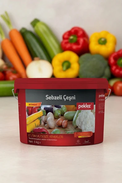 Sebzeli Çeşni Intensive 5 Kg - Profesyonel Mutfaklar için Hazır Sebze Baharat Karışımı ürün görseli 1
