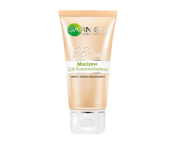 Garnier BB Krem Mucizevi Cilt Kusursuzlaştırıcı Orta Ton 50ML HYALURONİC ALOE ALL-IN-1 SPF 25 ürün görseli 1
