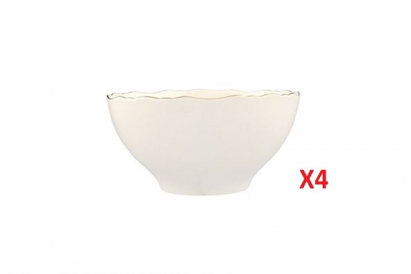 Porland Altın Yaldız Kase 22cm 4lü 04ALM007411 ürün görseli 1