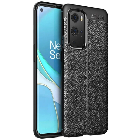Smcase OnePlus 9 Pro Kılıf Deri Dokulu Silikon ürün görseli 1