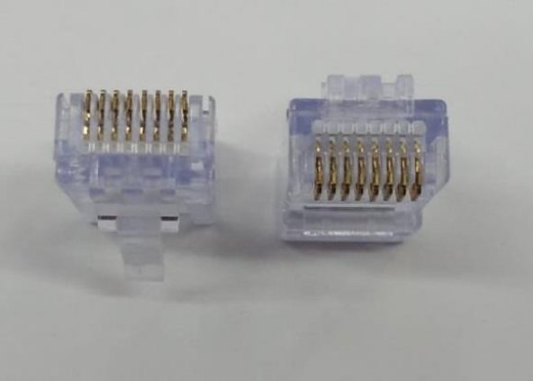 AMP Cat. 5 RJ45 Jack - 10 Adet - Resim 2