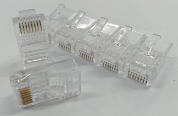 AMP Cat. 6 RJ45 Jack - 10 Adet ürün görseli 1