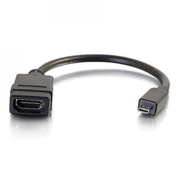 Micro HDMI Erkek - HDMI Dişi Çevirici Kablo 20 cm ürün görseli 1