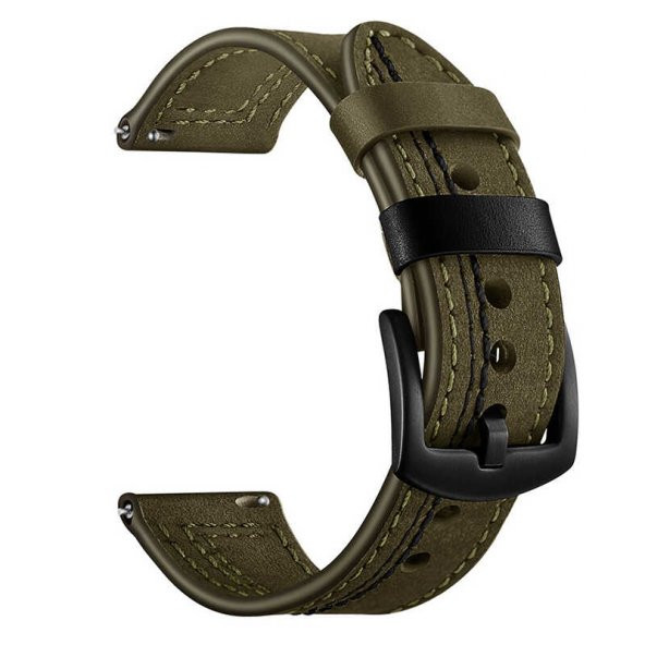 Gear S3 (22mm) KRD-19 Deri Kordon - Resim 3