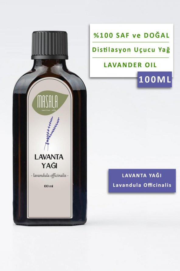 Masala Saf Lavanta Yağı 100 ml. (Lavender Oil) ürün görseli 1