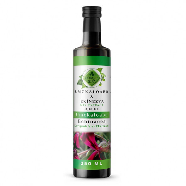 Umckaloabo & Ekinezya Mix Extract (Umckaloabo & Echinacea Mix Extract) 250 Ml ürün görseli 1