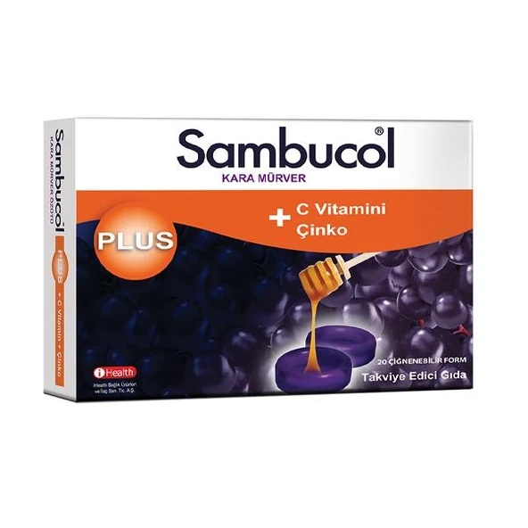 Sambucol_Plus_Ballı Pastil_ Vitamin C_Çinko - SKT:12/2026 ürün görseli 1