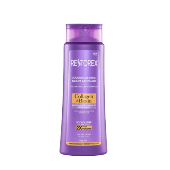 Restorex Collagen&biotin Dolgunlaştırıcı Şampuan 500 ürün görseli 1