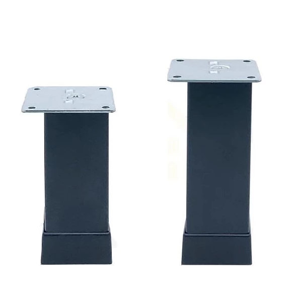 Kare Mobilya Ayağı 40*40mm Siyah ürün görseli 1